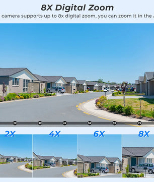 IP66 12MP Digital Zoom WIFI Dual Screens Waterproof Dome Camera