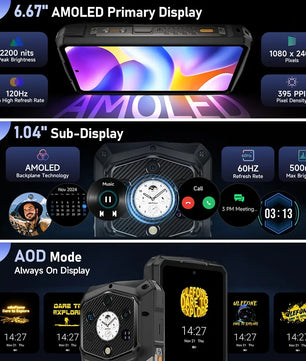 7500mAh 512GB Android Armor 29 Pro 5G Rugged Smartphone