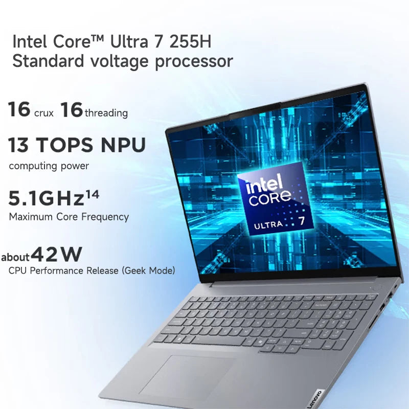 1TB 32GB Intel Core Ultra 5 225 H Bluetooth Lenovo Laptop