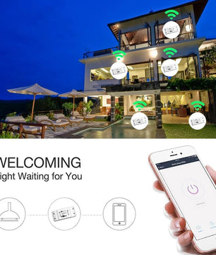 Moes 10A 1800W Plastic Automatic Wireless WIFI Switch Module