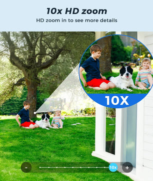 10MP 5K Wireless Solar Wifi Outdoor Surveillance Camera