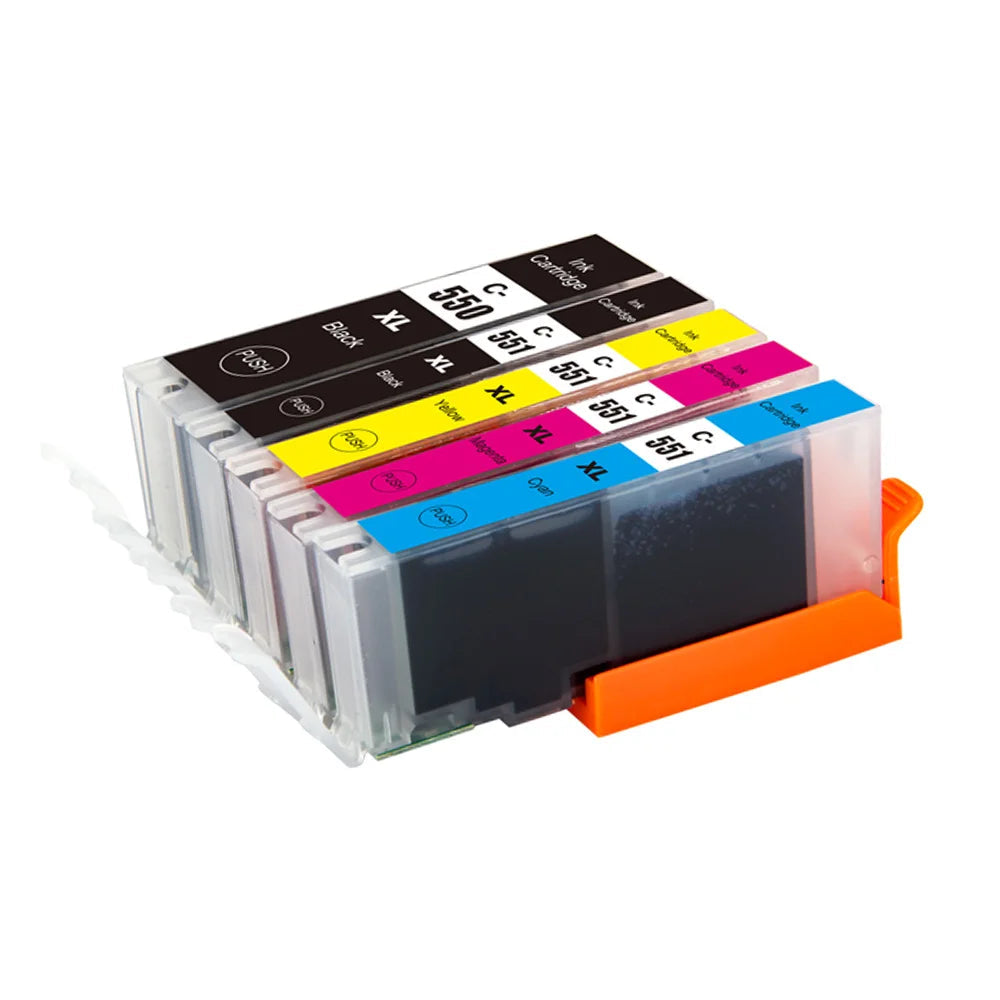 PGI550XL CLI551XL Ink Cartridge Compatible For Canon PIXMA MG5450