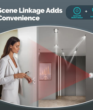 Moes Plastic Smart PIR Sensor Human Body Infrared Motion Detector