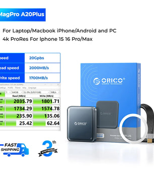 2000Mbs Portable External Solid State Drive For Laptop