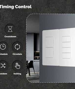 MOES Tuya WiFi Smart Wall Button Switch with Alexa Google