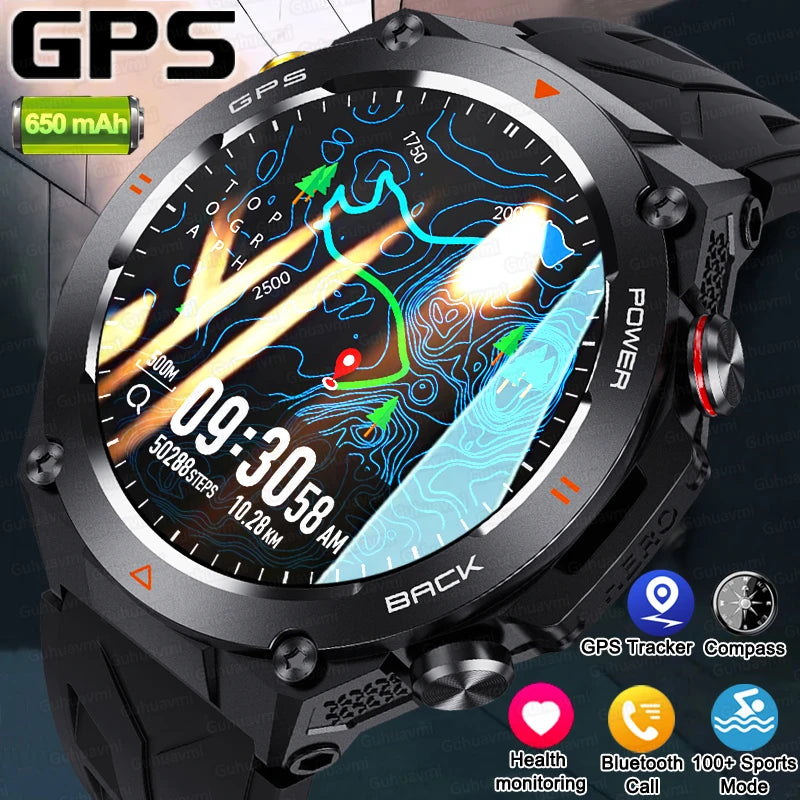 Silica Gel Waterproof Android Round Shaped Amoled Screen Smartwatch