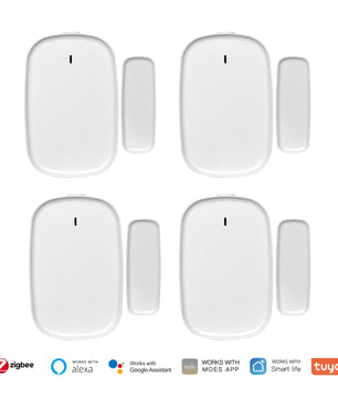 Moes 2.4GHz Plastic Home Security Smart Door Window Sensor