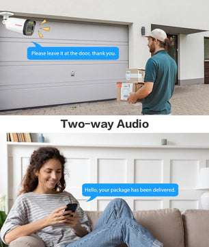 Boavision 5MP Dual Lens Night Vision TF Card Slot Surveillance Camera