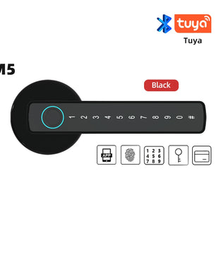 Zinc Alloy Fingerprint Electronic Bluetooth Reversible Door Lock