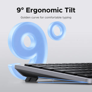 Ugreen Wireless 5.3 & 2.4G USB Bluetooth 78 Key Keyboard 