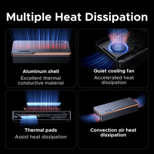 Aluminum Alloy 40Gbps External Solid State Drive For Laptop And Desktop