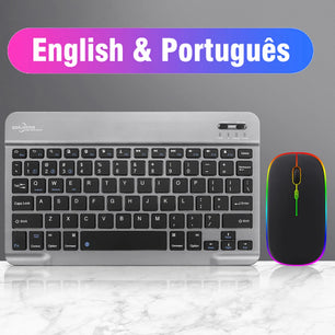 1600 DPI Plastic 2.4G Rechargeable Wireless Keyboard Mouse Kit