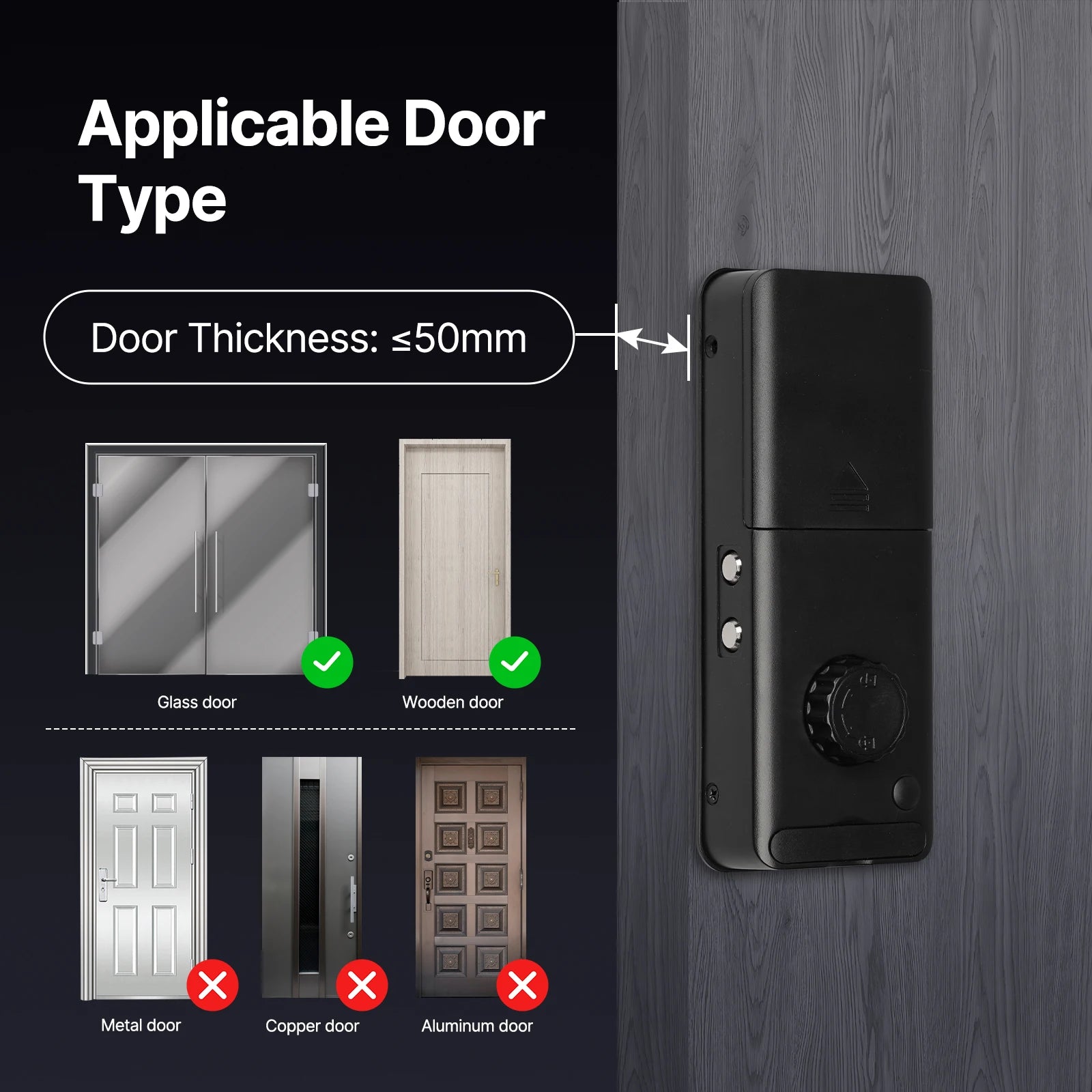 Moes Bluetooth Electronic Smart Magnetic Automatic Door Lock