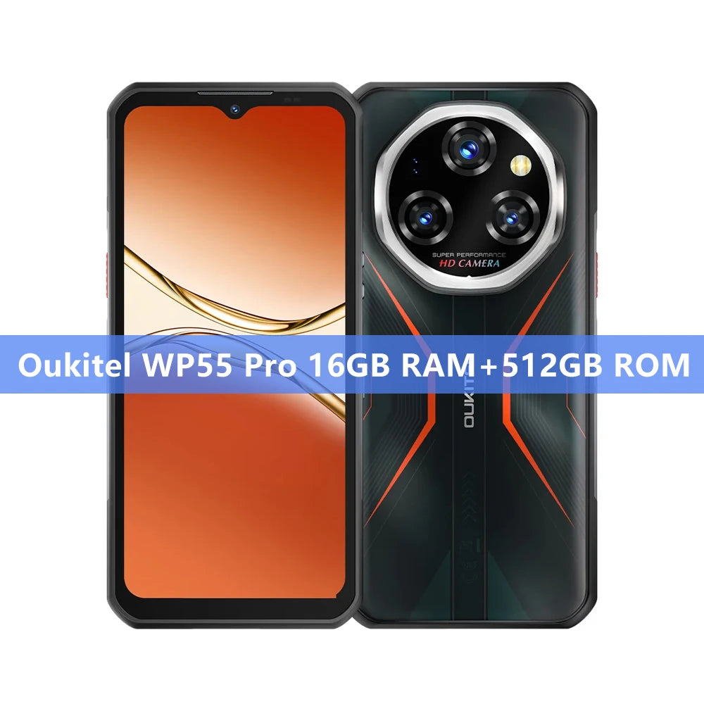 7500mAh Android 15 Pro 5G LCD Rugged Fast Charging Smartphone