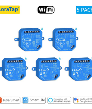 LoraTap 240V Plastic Automatic WIFI Roller Shutter Curtain Module