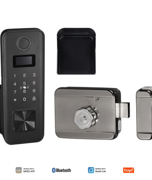 Moes Tuya Bluetooth Fingerprint Password Waterproof Door Lock