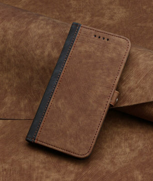 Leather Protective Flip Case For Samsung Galaxy S23 Plus