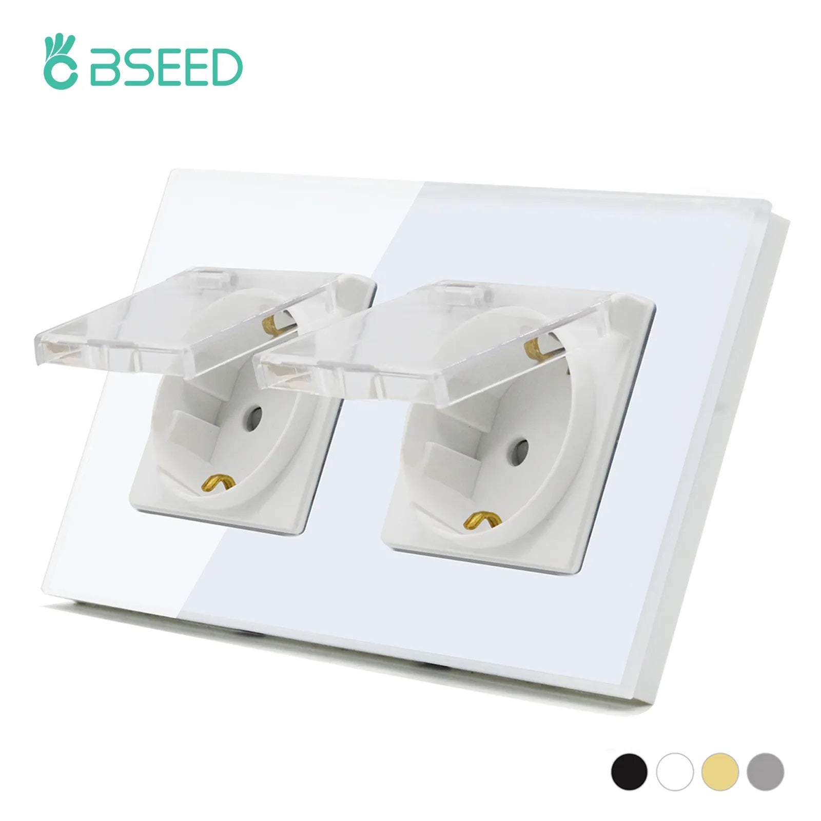 Bseed 16A Glass Panel Wireless WIFI Control Smart Power Socket