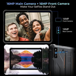 7500mAh 16MP 6GB RAM 256GB ROM HOTWAV R7 Rugged Tablet