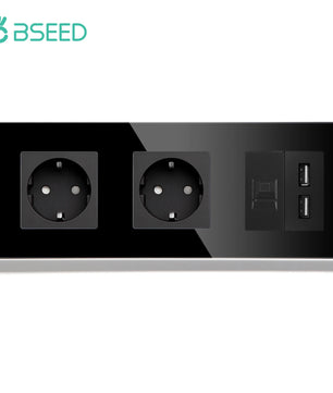 Bseed 16A Glass Panel Wireless WIFI Control Smart Power Socket