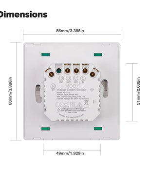 MOES WiFi Smart Light Button Switch with Alexa Google Home