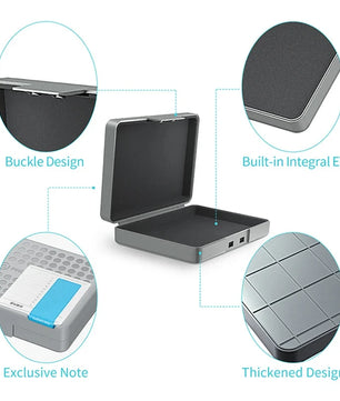 3.5 Inch HDD SSD External Case Hard Drive Storage Box For PC