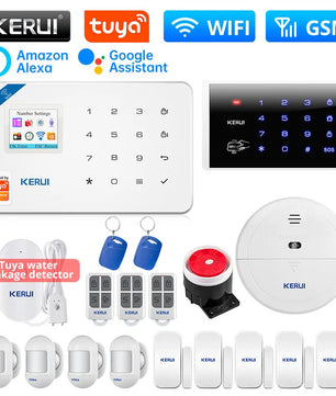 Kerui Plastic Smart Wireless Motion Detector Security Sensor Kit