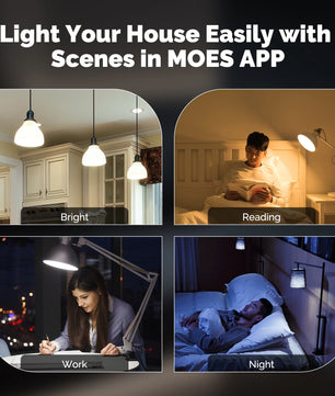 MOES Dimmable LED Filament Zigbee Voice Control Smart Bulb
