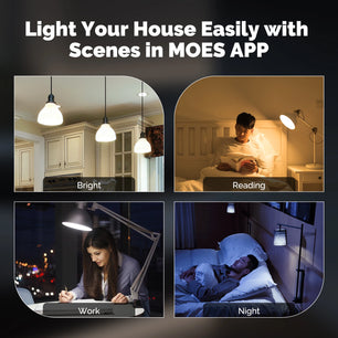 MOES Dimmable LED Filament Zigbee Voice Control Smart Bulb