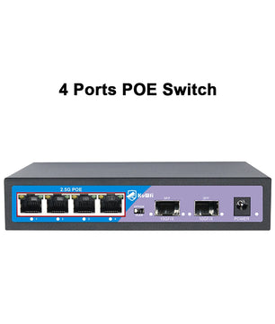 2.5G Ethernet Switch Network Switch CCTV Security IP Camera