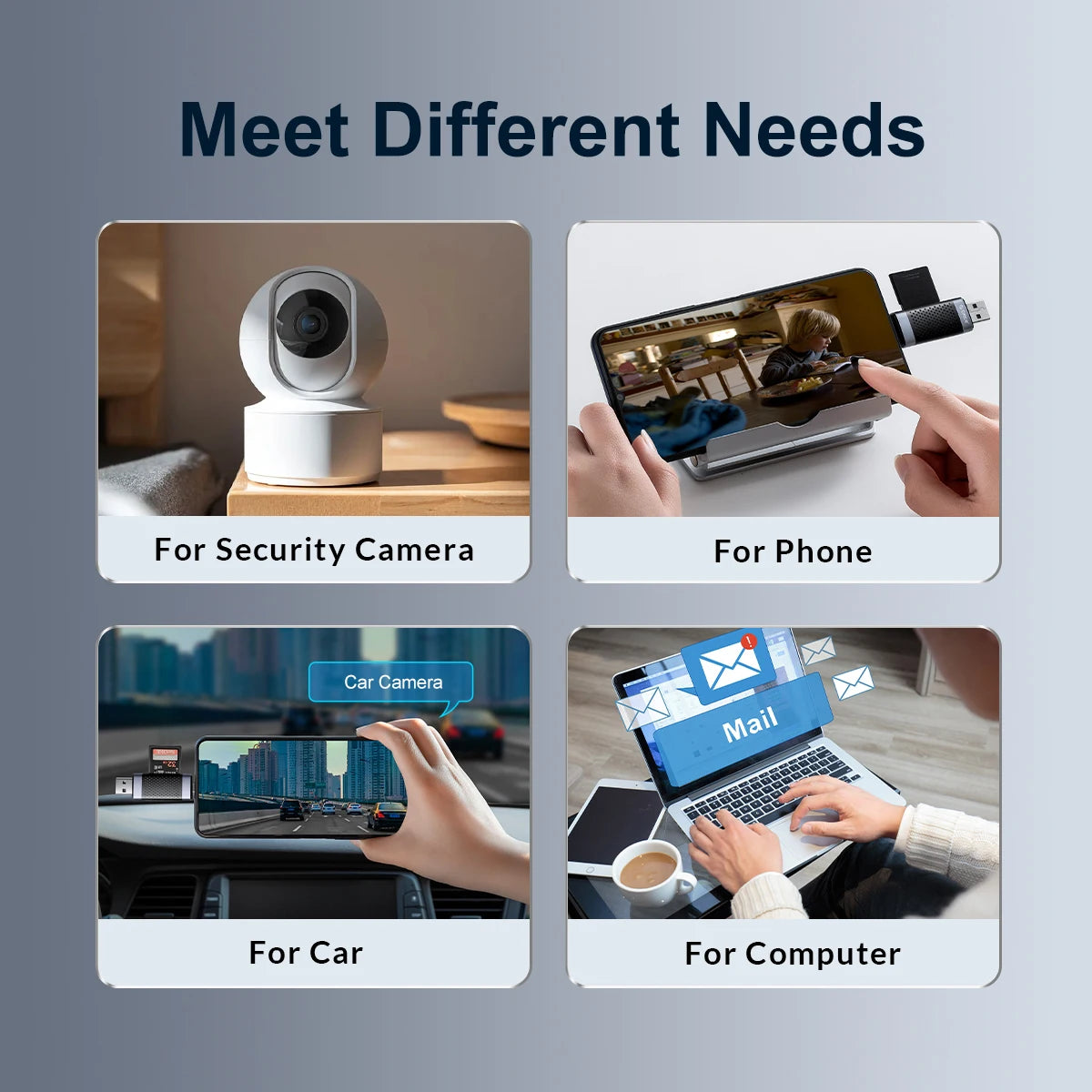 USB 3.0 Aluminium Alloy External Installation Memory Card Adapter