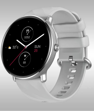Steel Amoled Display Waterproof Android Round Shape Smartwatch