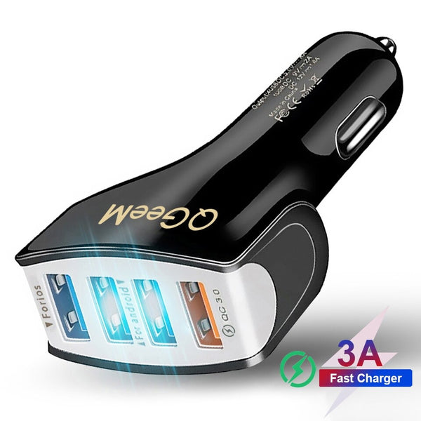 LED 4 USB 12-32V High Speed Auto Charger Accessories For Car