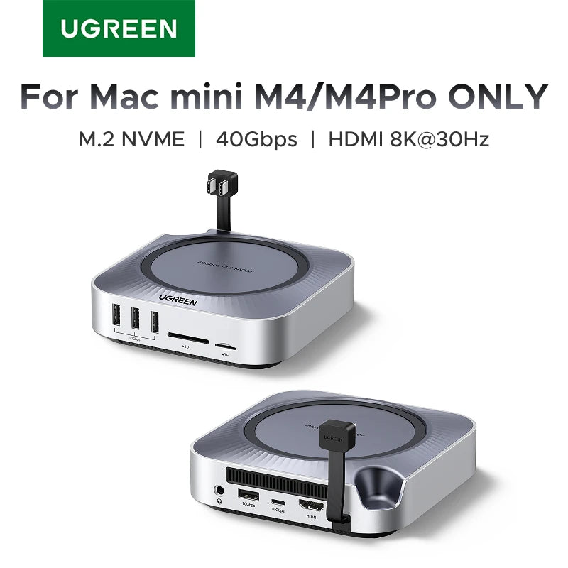 Ugreen 40Gbps Multiport Docking Station For Mac Mini M4 Pro