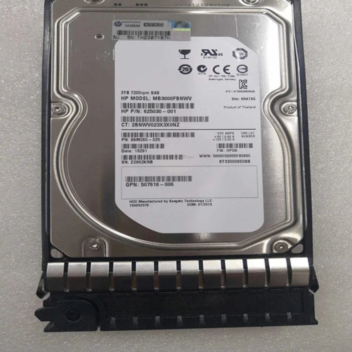 6Gbps 7200RPM SAS 3TB Internal Hard Disk Drive For Desktop