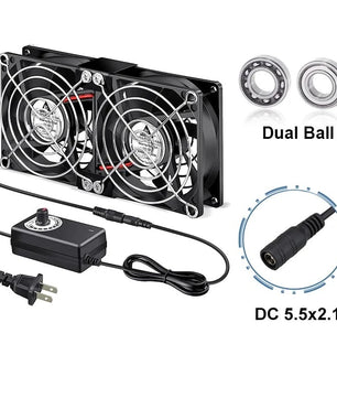 4500rpm Aluminum Alloy CPU Fluid Bearing Cooler Radiator Fan