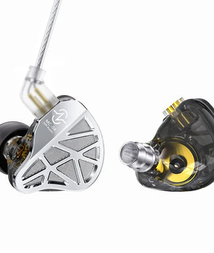 3.5mm PVC Wired Hybrid Vocalism HiFi Monitor Hybrid Earphones