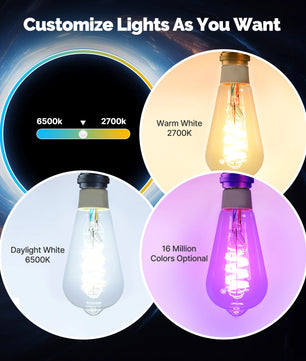 MOES WiFi Zigbee Smart LED Bulb with Alexa Google Home