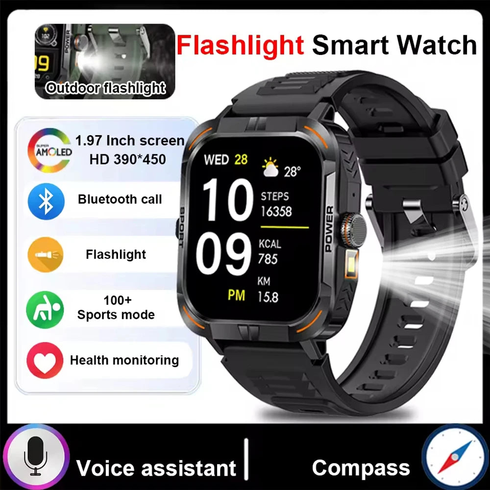 Silica Gel Amoled Display Waterproof Android Square Shaped Smartwatch