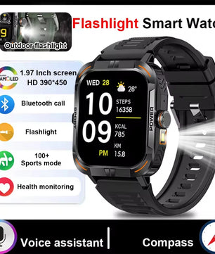 Silica Gel Amoled Display Waterproof Android Square Shaped Smartwatch