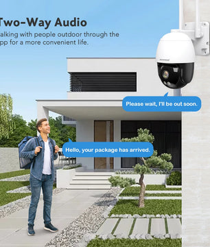 Boavision 2MP 4G Auto Tracking Two Way Audio Dome Camera