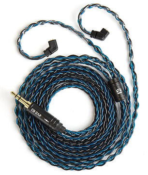 Silver Pleated Copper Flexible Enhanced Durability Headphone Cable