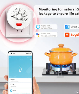 Bseed Plastic Smart Gas Leakage Alarm Detection Optical Sensor