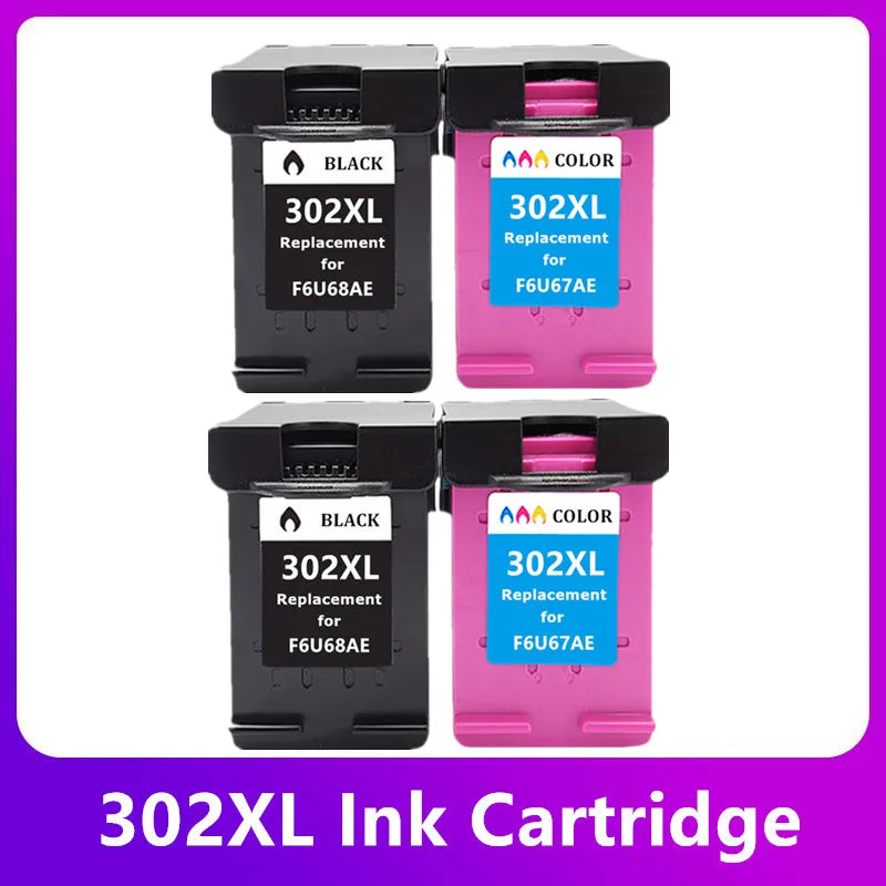 Remanufactured For HP 302XL ink cartridge HP302 302 XL Deskjet 1110 2130 1112 3630 3632 3830 4650 4652 4528 4527 4523 Printer