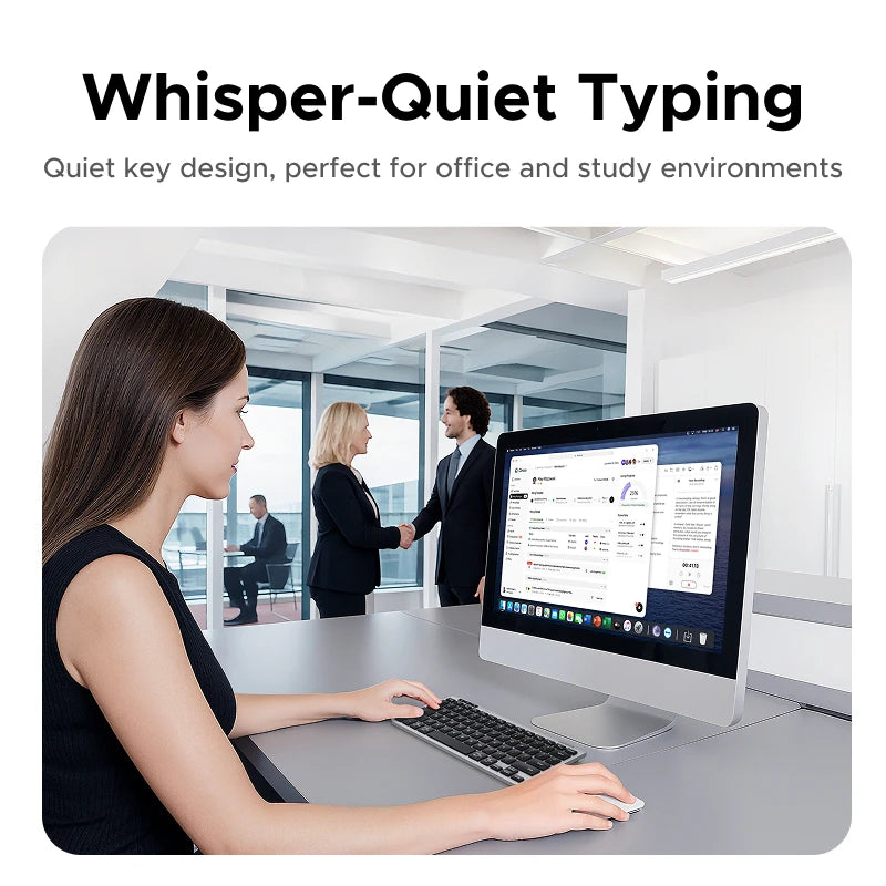 Ugreen Wireless 5.3 & 2.4G USB Bluetooth 78 Key Keyboard 