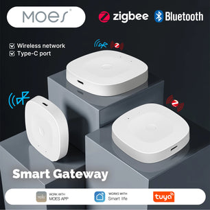 MOES Bluetooth ZigBee Multi-Mode Gateway Hub with Alexa Google Home