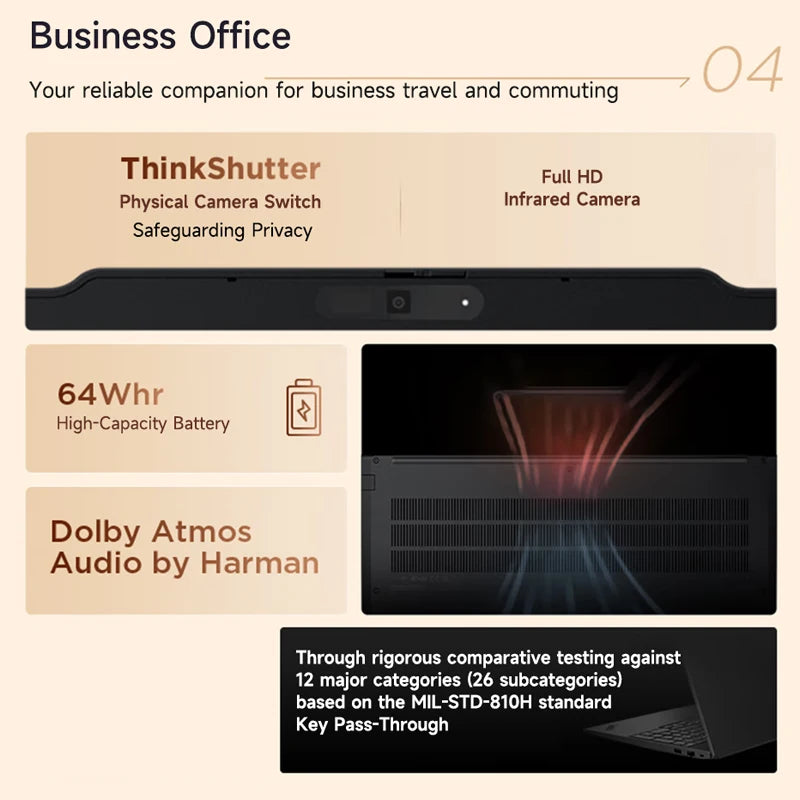 1TB 32GB 16" Intel Core 5 220H 120Hz Bluetooth Lenovo laptop