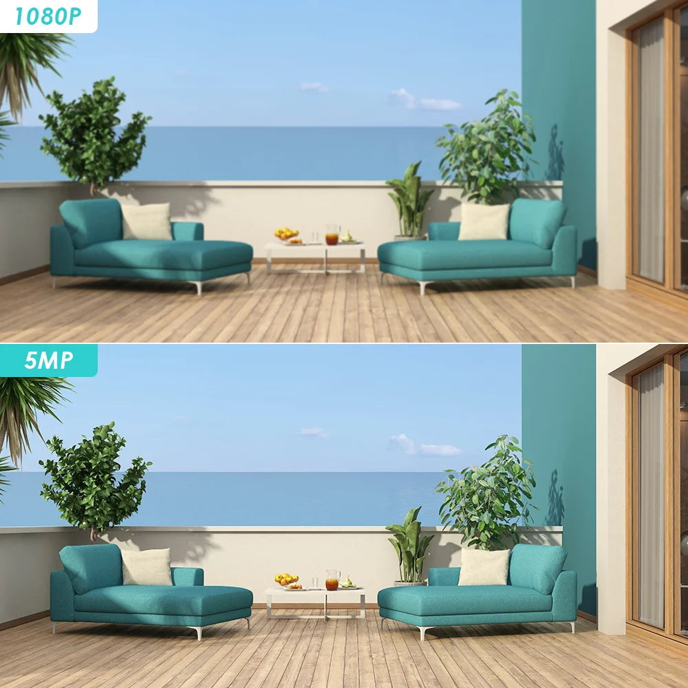 IP66 5MP 128G Outdoor Waterproof Surveillance Camera