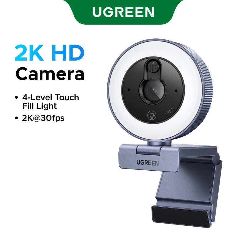 Ugreen 2K30 1.5m Cable USB Camera Webcam For PC