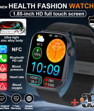 Rubber Waterproof Android Square Shaped Amoled Screen Smartwatch